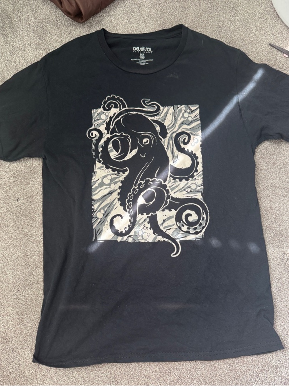 Black Octopus Graphic Tee - Men